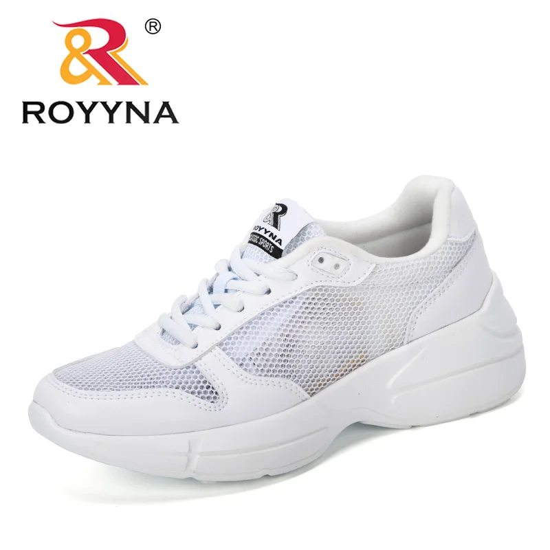

ROYYNA 2019 New Designer Mesh Tenis Fashion Casual Shoes Woman Outdoor Sneakers Woman Flats Female Platform Chaussure Femme Shoe