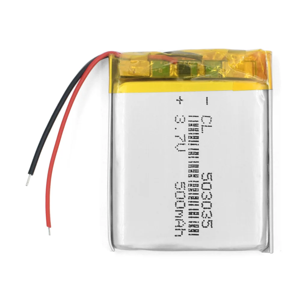 Полимерный аккумулятор 500 mah 3,7 V 503035 умные домашние колонки литий-ионная батарея для dvd, gps, mp3, mp4, электронных книг, наушников, Bluetooth динамиков