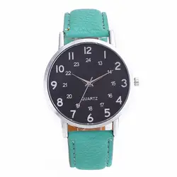Best продажи 2018 мода высокого качества красивые модные простые часы Женская кожаная обувь ремень часы для подарка