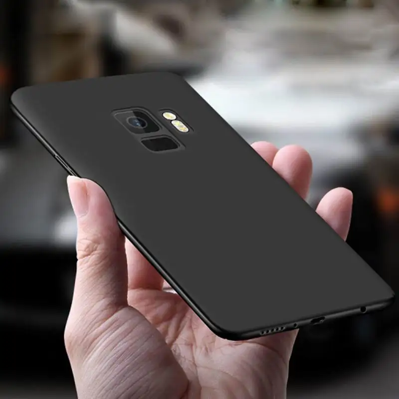 Роскошные ультратонкие Матовые чехлы для телефонов Samsung Galaxy Note 9 8 S8 S9 Plus A6 A8 мягкий