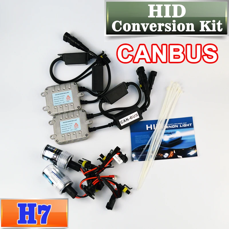 CANBUS H7 HID Conversion Kit 12V 35W XENON Car Bulb Auto AC Slim Ballast Headlight 4300K 6000K 8000K 10000K 30000K FREE SHIPPING