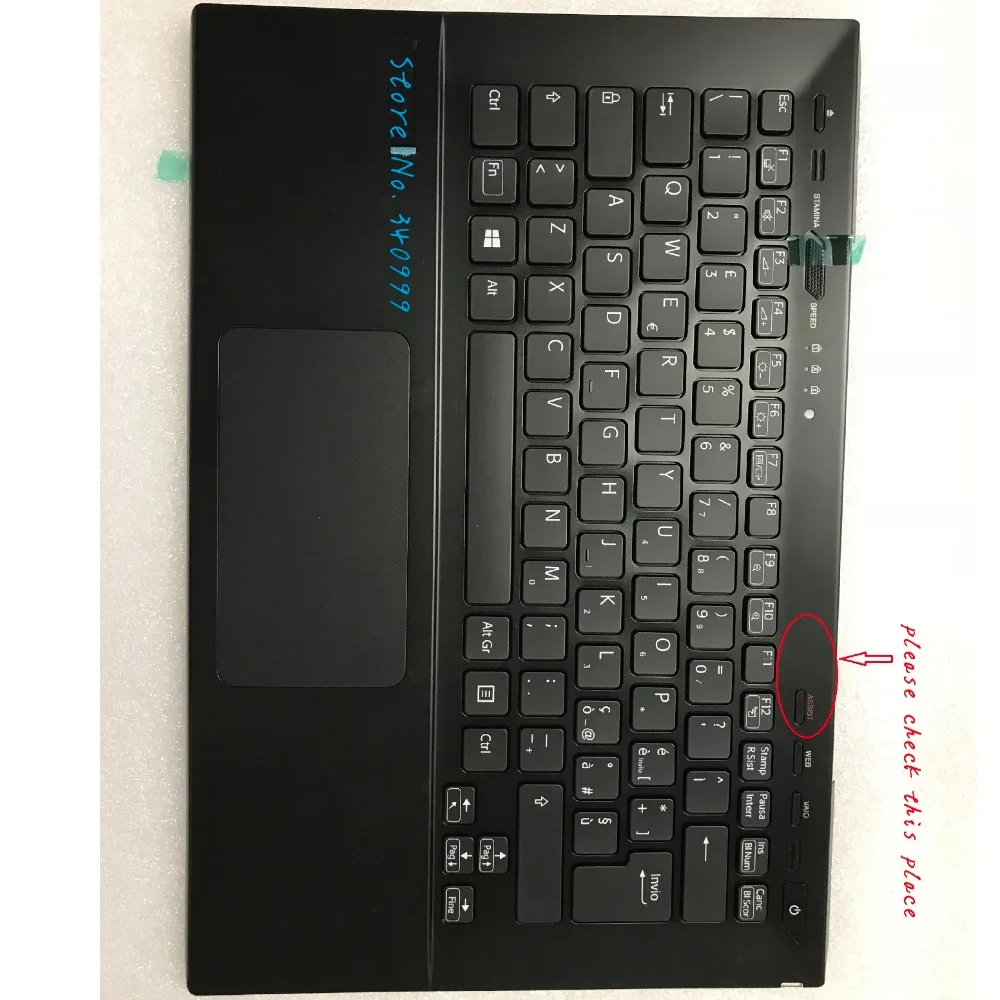Тастат для sony Vaio SVS13AA11M SVS13A1C5E SVS1313A4E SVS131E22M чехол с подсветкой итальянская