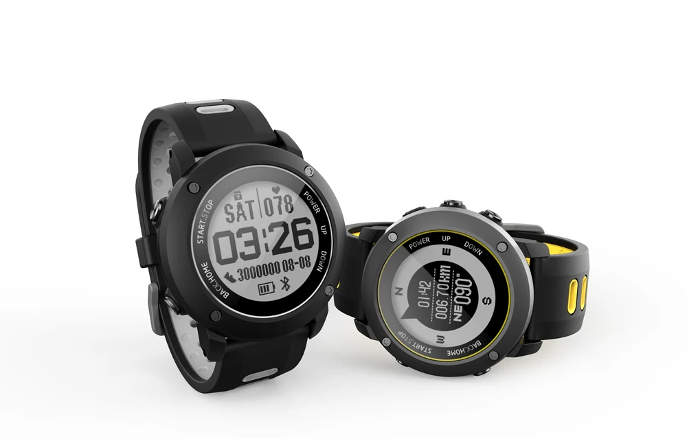 EXRIZU UW90 gps спортивные Смарт часы уличные умные часы Поддержка компас с Bluetooth пульсометр 100 м водонепроницаемый шагомер