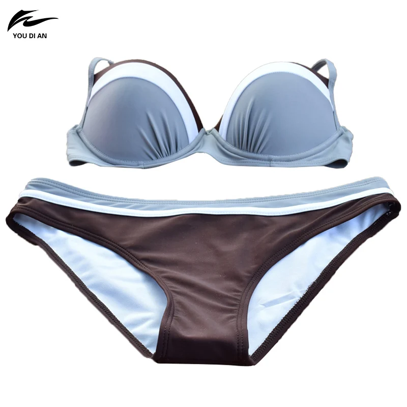 2016 New Sexy Tight High Elastic Bikini Female Summer Swimsuit Fitness