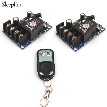 

Sleeplion 12V-48V 12V 24V 36V 48V 30A Relay 1CH Wireless Tech Switch Remote Control Transmitter Lamp Bulb Lights ON/OFF