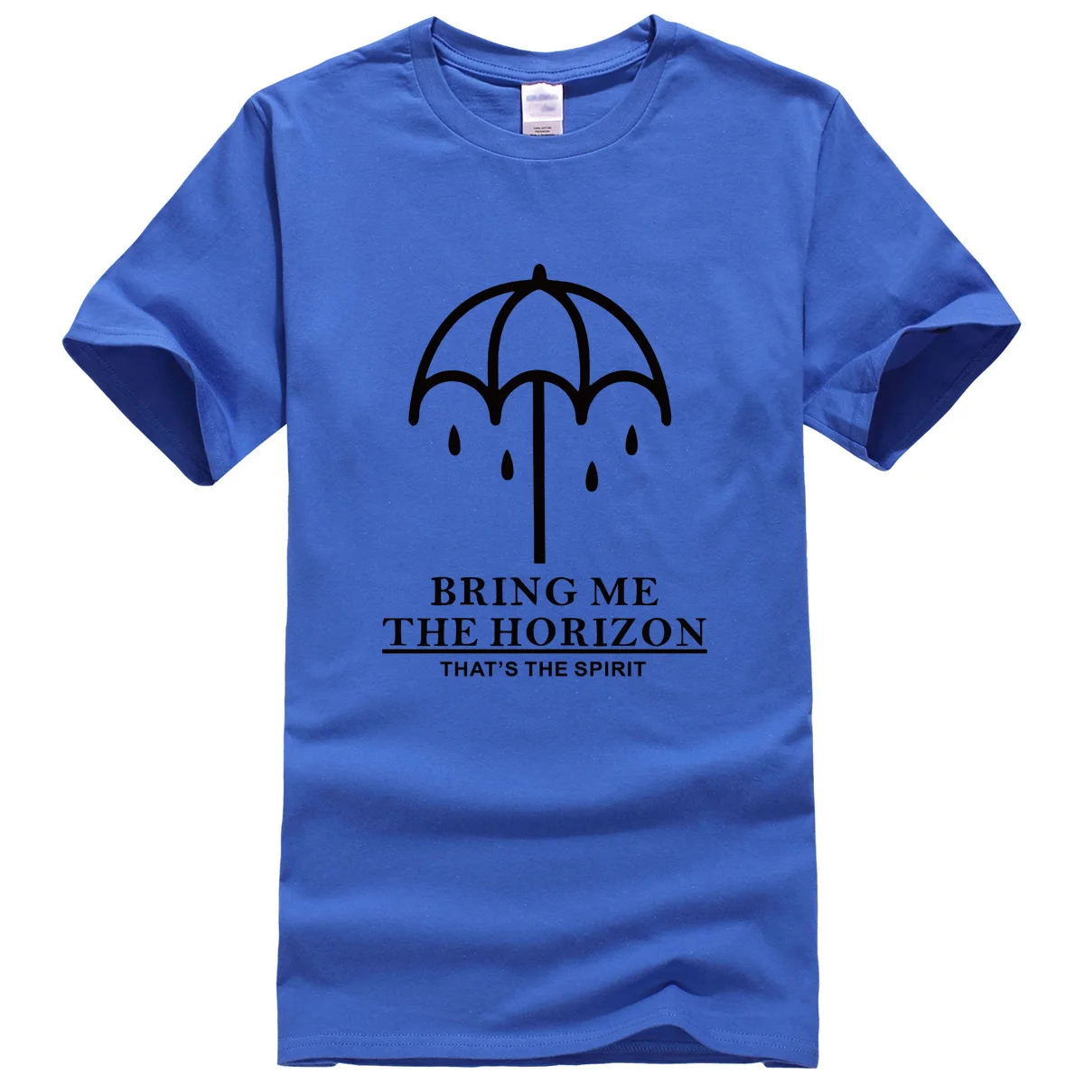 BRING ME THE HORIZON Camisetas, модные футболки с коротким рукавом, Мужская брендовая одежда с принтом для фитнеса, ММА, хип-хоп футболка, Homme - Цвет: blue