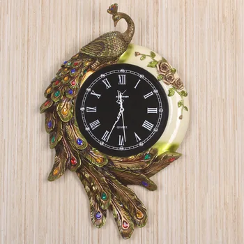 

Wall Clocks Peacock clock for living room