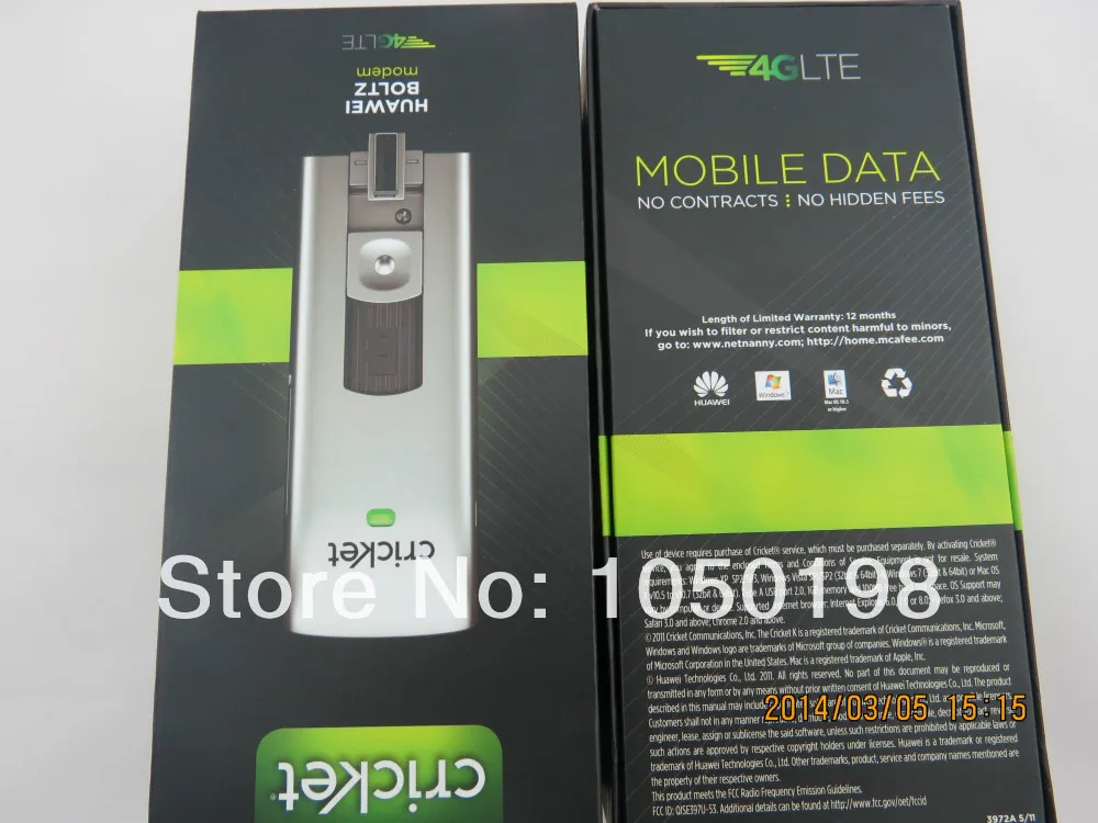 Huawei E397u 53 LTE FDD TDD 4G Wireless Data Cardin Network Cards from