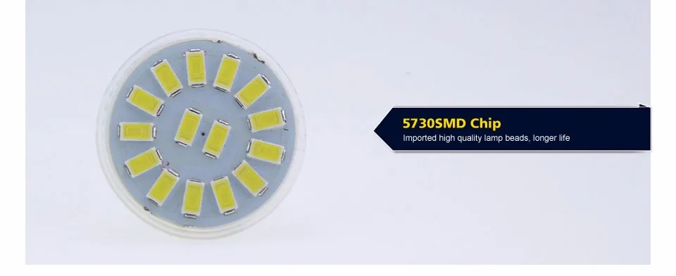 6 шт./лот MR11 5730SMD 15led 5 Вт Точечный светильник, лампочка GU4 AC/DC 12 V-24 v Стекло тела Led Lampada для домашнего украшения