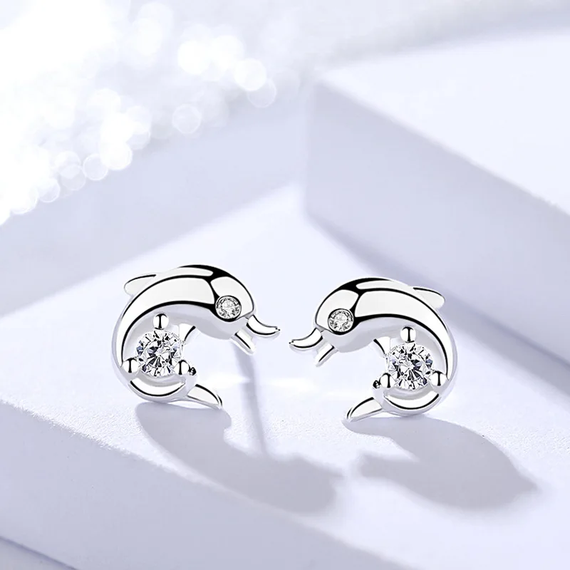 5 silver earrings female