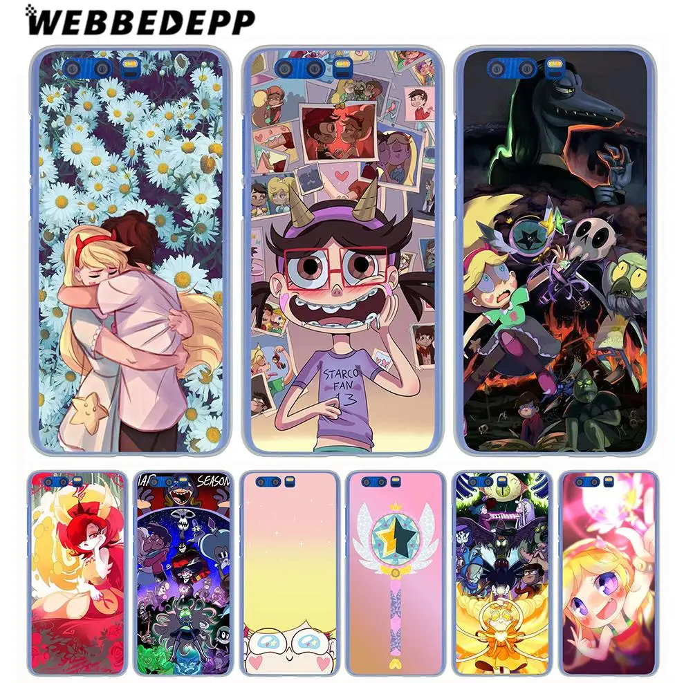 

WEBBEDEPP Star vs the Forces of Evil Phone Hard Case for Huawei Honor Play 9 8 8C 10 Lite 8X 7X 6A 7A Pro 2GB 3GB Cover