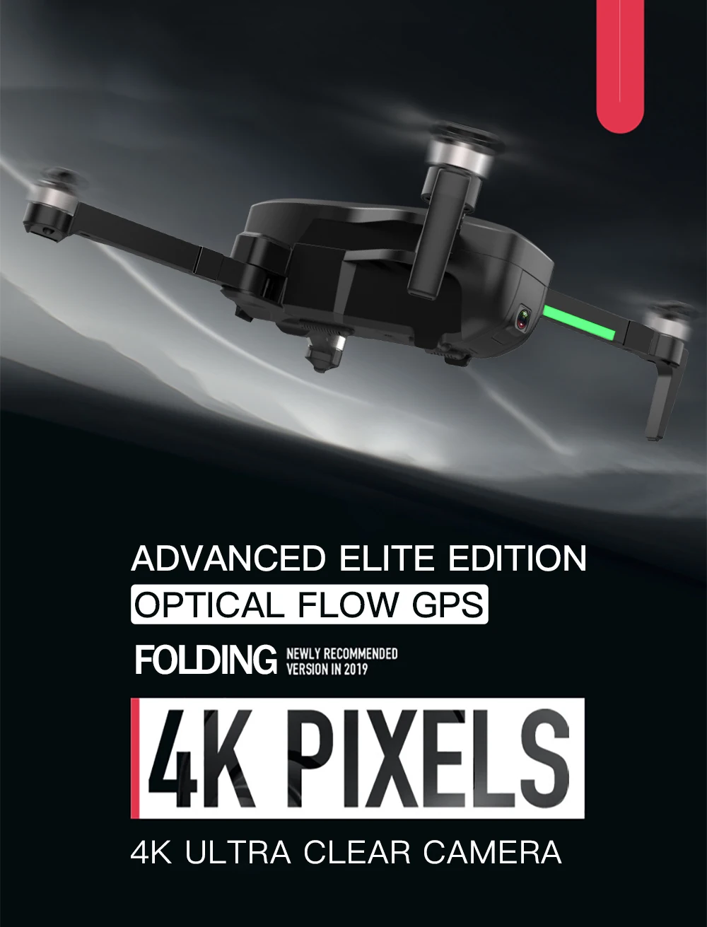 X193 4K Drone With HD 4K Ultra Camera 5G WIFI Foldable Drone Long Flying Time FPV GPS Helicopter Professional Brushless