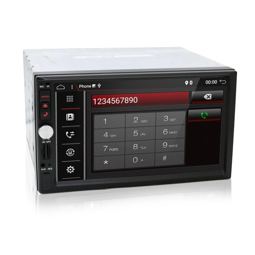 Top 2 din car radio gps android car stereo cassette player recorder Radio Tuner GPS Navigation RDS support steering wheel control 2