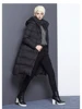 2022 womens winter long puffer down jackets thick black navy blue red plus size warm winter down coats ► Photo 2/6