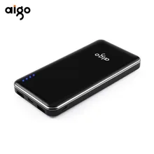 Aigo Power bank for xiaomi Mi, quick charge Power Bank 10000mAh Powerbank for iPhone 6 7 SE Mobile Phone External Battery
