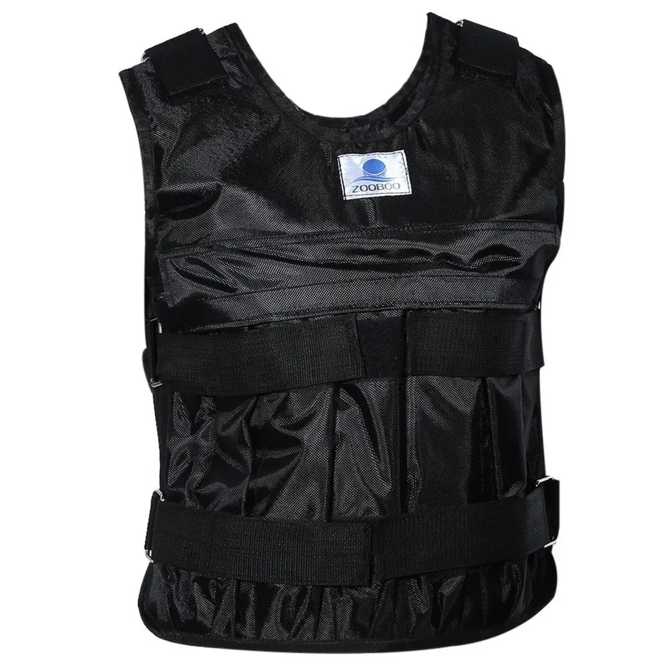Zooboo Adjustable Loading Weighted Vest Fabric Weight Jacket For