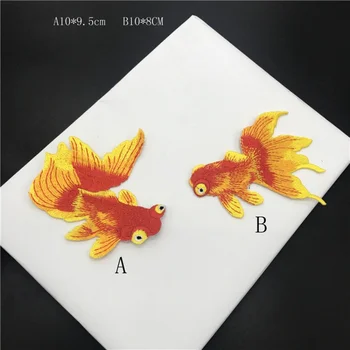

Wholesale 10pair 10*8cm Embroidered Sewing On Patch Iron-On Patch Stickers For Clothes Sewing Fabric Applique Supplies YH111