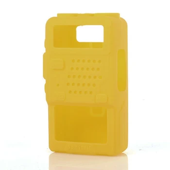 

10pcs/lot Yellow Soft Handheld / Rubber Silicon Case For Baofeng Walkie Talkie Two Way Radio Uv-5r Uv-5ra Uv-5rb Uv-5re