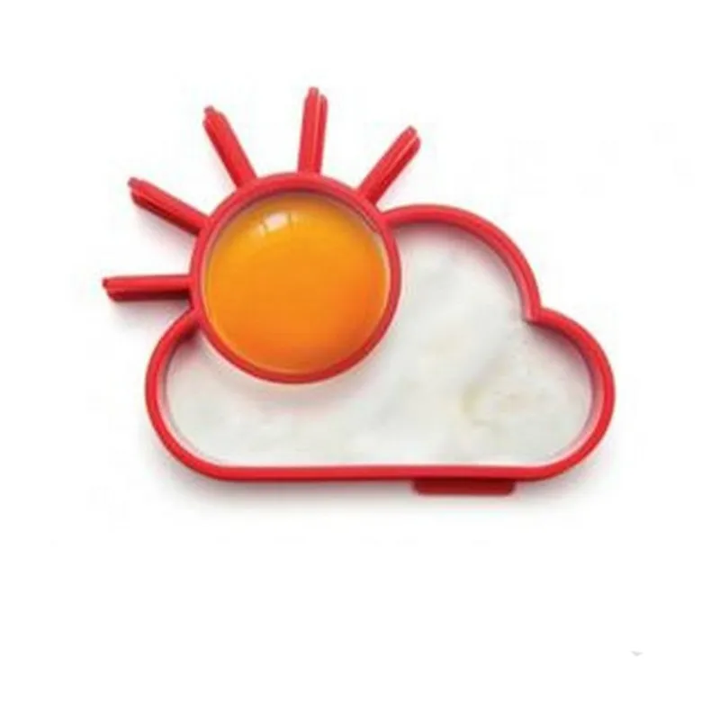 1 шт. для завтрака креативные силиконовые Милые солнце облако форма яиц DIY и