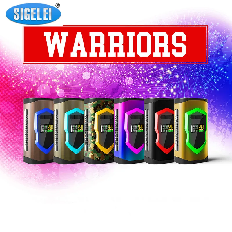 

Sigelei Laisimo Warriors 230W Mod 510 Threaded 18650 or 20700 Battery Vape Box Mod Kit e cigarette Modes