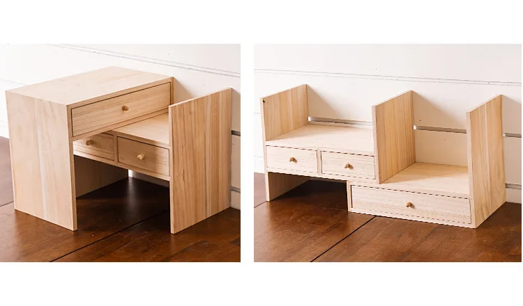 Модный креативный детский деревянный стол, настольный книжный шкаф, простая маленькая книжная полка, комбинированная стойка
