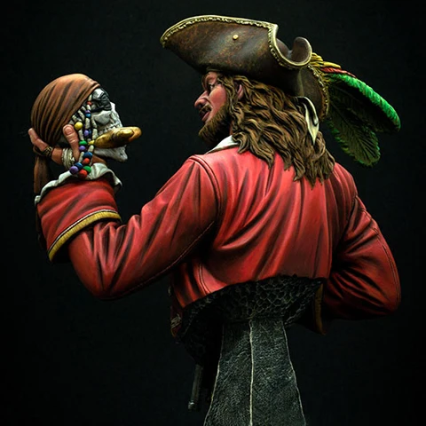 Модель Масштаб 1/10 смолы бюст фигурки пиратов Наборы неокрашенной и не собирается X67