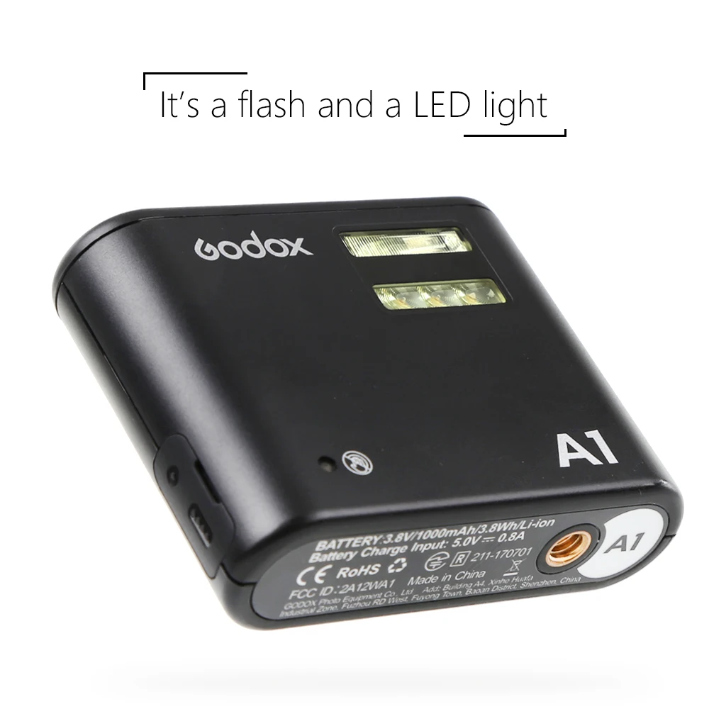 Godox-A1-Smartphone-Flash-System-2-4G-Wireless-Flash-Flash-Trigger-Constant-Led-Light-with-Battery (2)