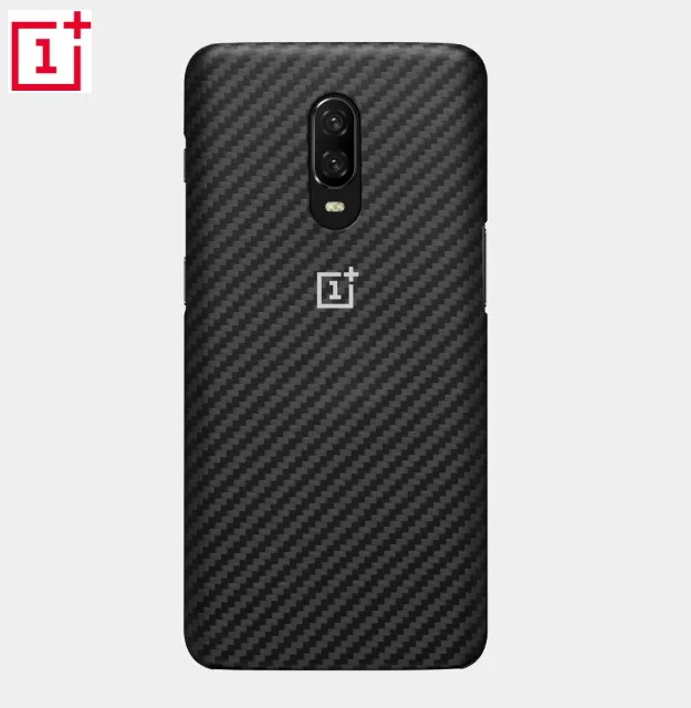 

Official Cover OnePlus 6T Case Original Genuine Carbon Fiber back case for one Plus 6t oneplus6t protective back cover