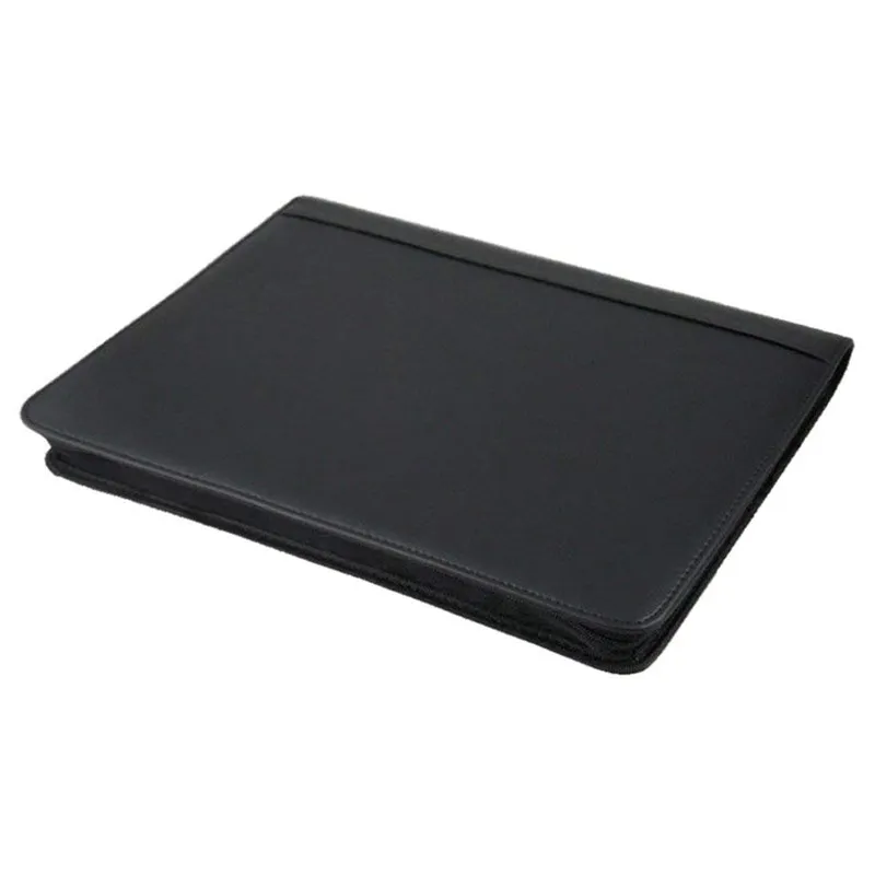 

Conference Folder Ring Wallet PU Leather A4 Holder For Business Meetings Business