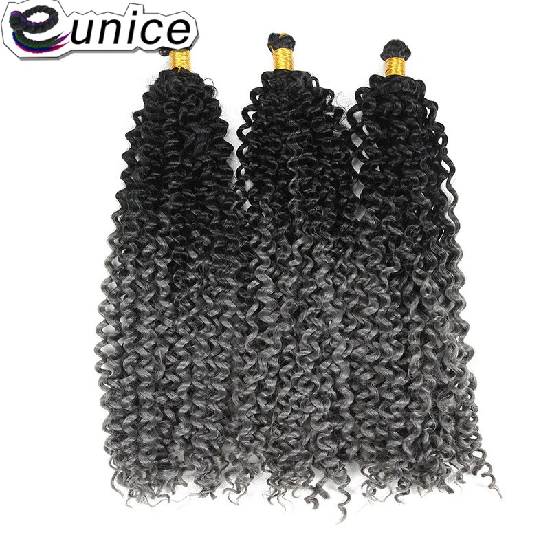 Water Wave Ombre Crochet Braids Synthetic Braiding Hair (13)