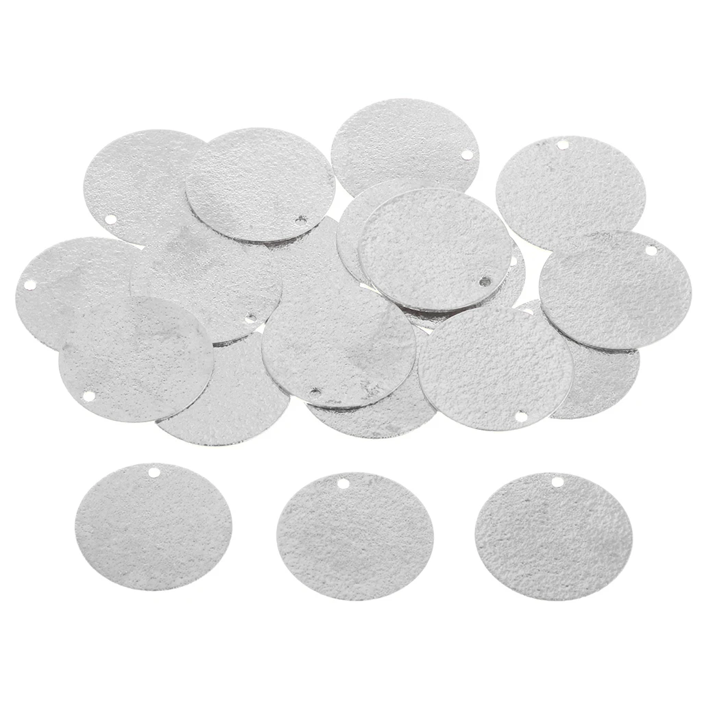 20 шт латунные пустые монетные шармы с тиснением бирки Подвески Поиск 20 мм