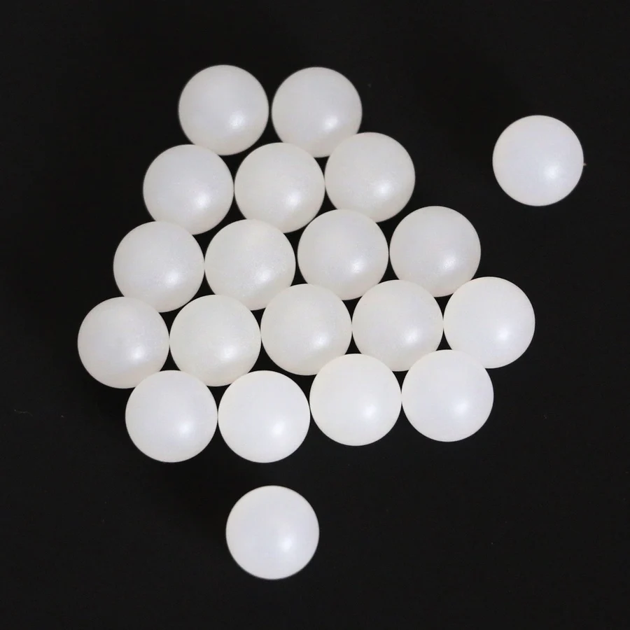 

1/2'' ( 12.7mm ) 1000pcs Polypropylene ( PP ) Balls Solid Plastic Sphere for Ball Valves and Bearings