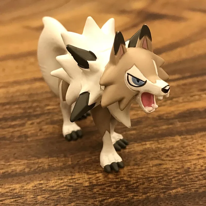 TAKARA TOMY POKEMON 3 вида стилей дневной/Ночной Lycanroc фигурка модель игрушки модель украшение комнаты