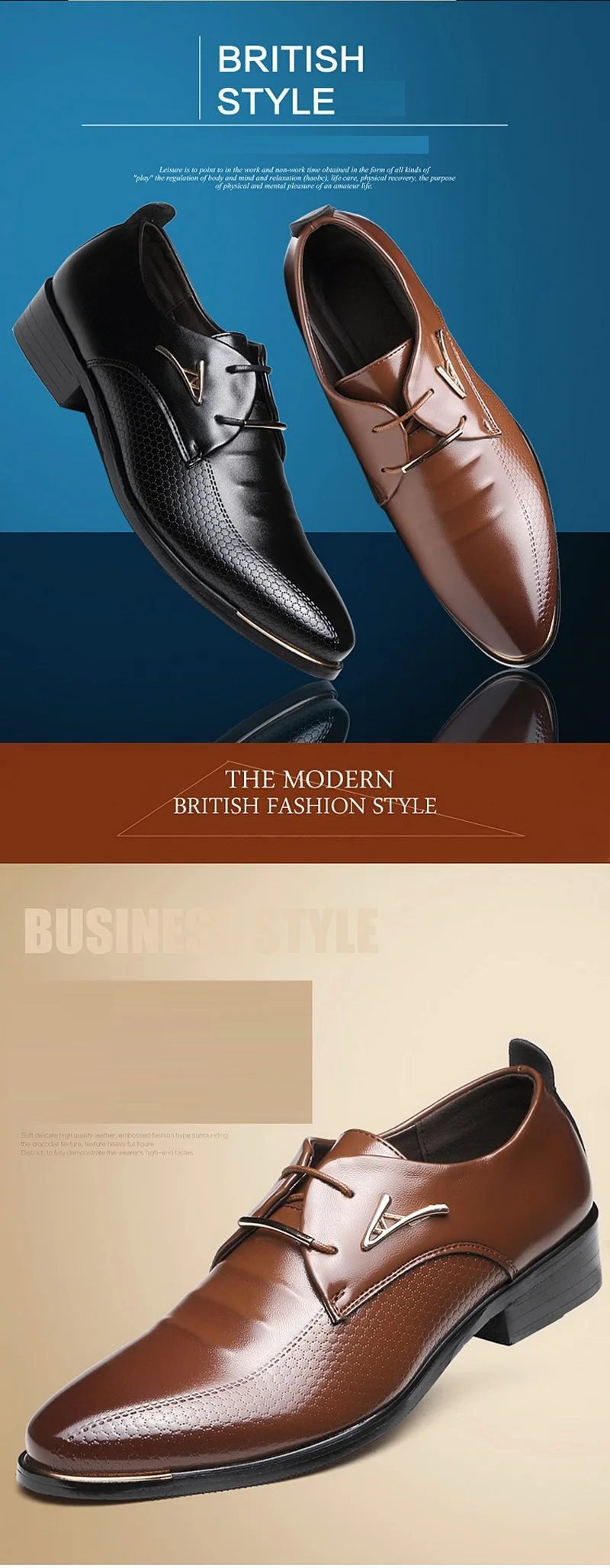 DBTX/Мужские модельные туфли; мужская деловая повседневная обувь на шнуровке с острым носком; деловые кожаные туфли-оксфорды для мужчин; большие размеры 38-46; 618