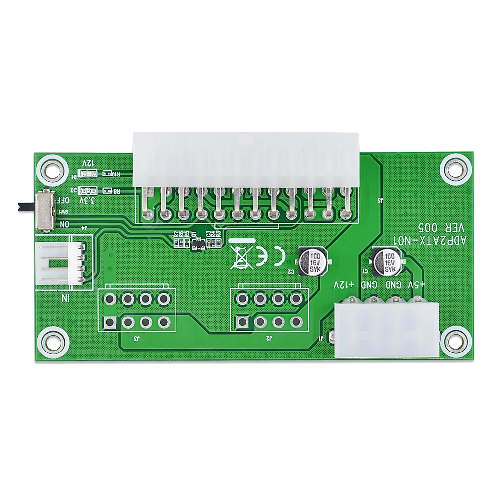 CHIPAL ADD2PSU ATX 24PIN к 4PIN Molex источник питания кабель стартера синхронизации адаптер