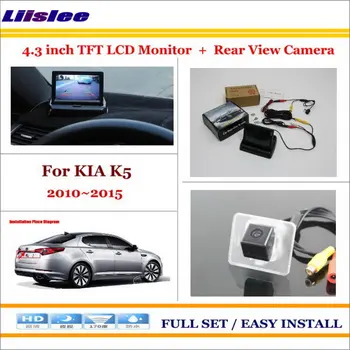 

Liislee For KIA K5 2010~2015 Car Reverse Rear Camera + 4.3" TFT LCD Monitor = 2 in 1 Parking System