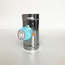 304 нержавеющая сталь моторизованный клапан регулировки громкости воздуха, вентиляционный канал Электрический демпфер, электрическая Демпферная заслонка 80-300 мм, J19058