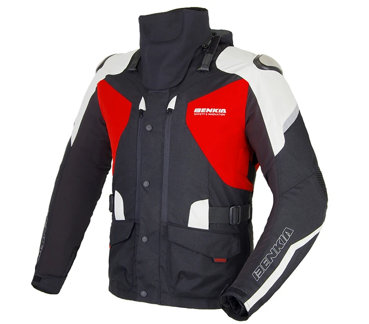 BENKIA Mens Motorcyle Jacket Winter Motorcycle Riders Jacket Motocross