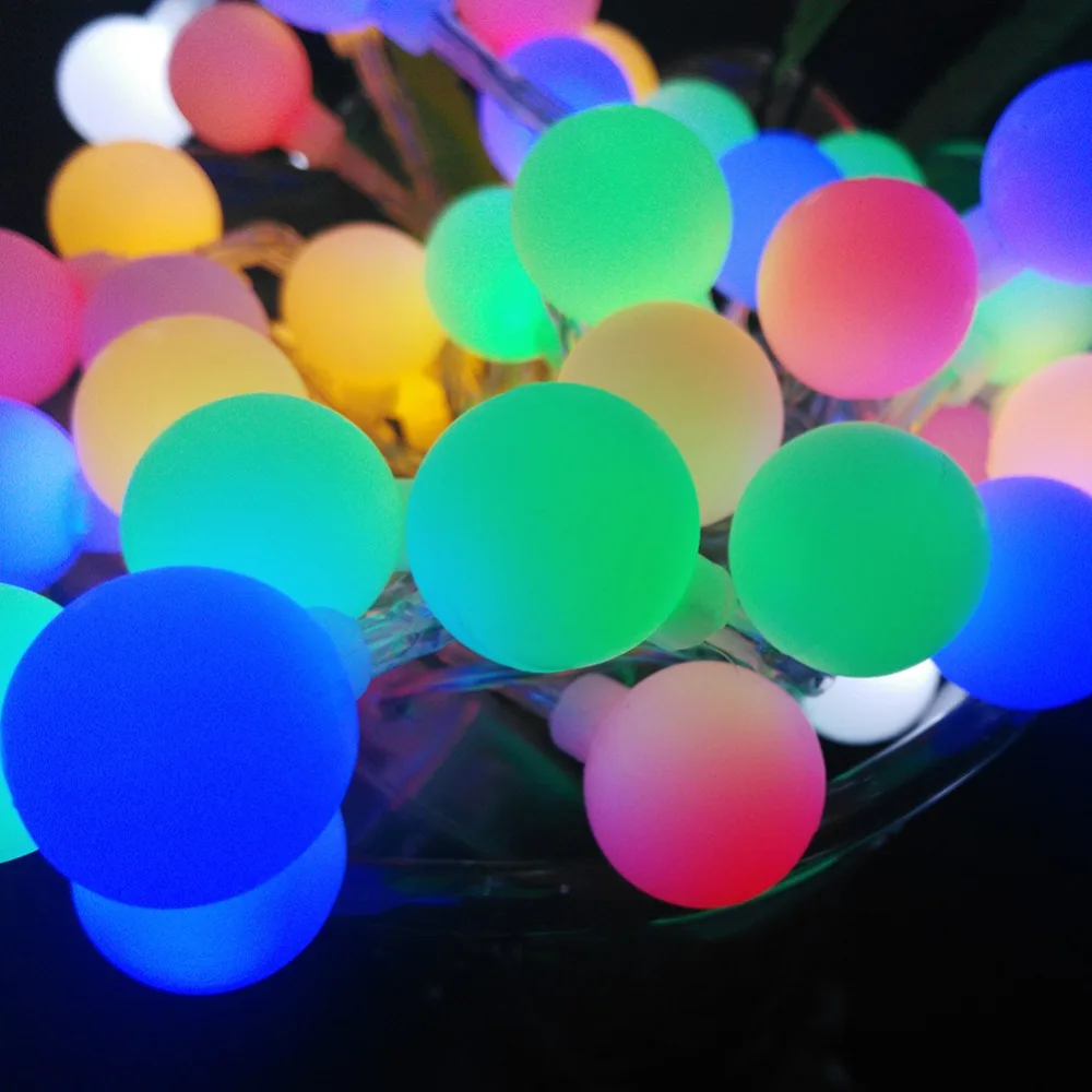 2016 Hot Selling AA battery led string light cherry ball led light 8M 50led decoration light for homepartywedding (5)