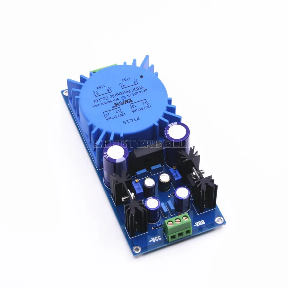 Собранный LM317 LM337 трансформатор Выход Регулируемый регулятор напряжения преусилитель Питание плата для аудио усилителя Собранный LM317 LM337 трансформатор Выход Регулируемый регулятор напряжения преусилитель Питание плата для аудио усилителя