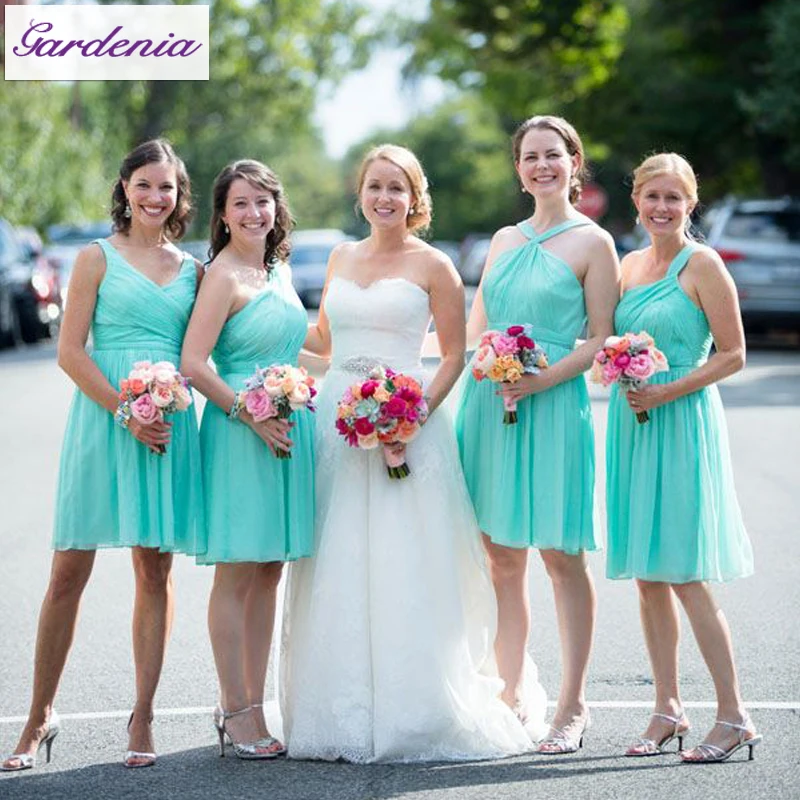 Bridesmaid Dresses Blue Turquoise Desing