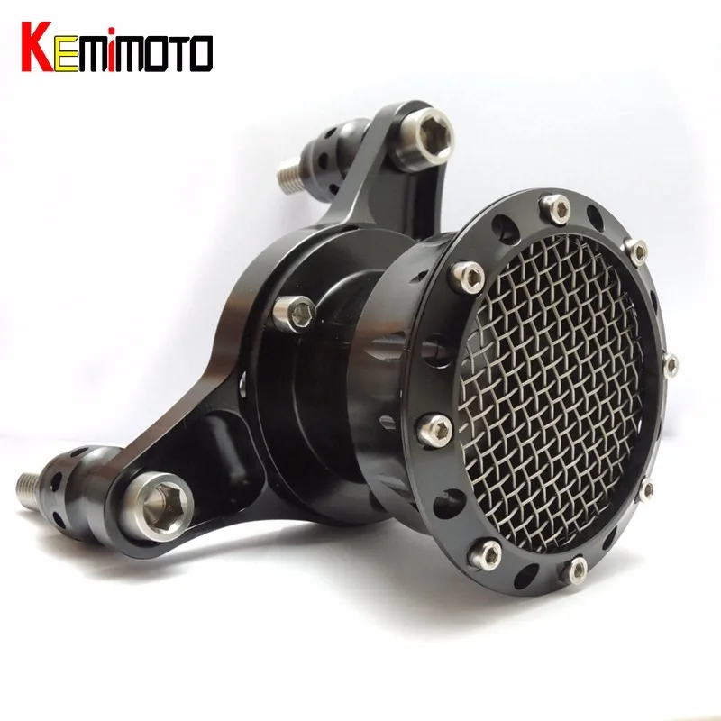 For 1991-2014 Sportster 883 1200 & Big TwinTwin Cam 1993-2006 (CV Carburetors) Velocity Stack Air Cleaner Kit Black (6)