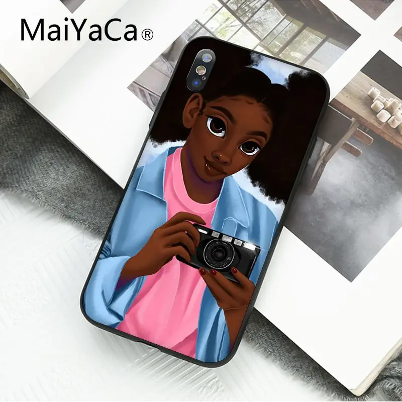 African Beauty Afro Puffs Melanin Poppin  Black Girl