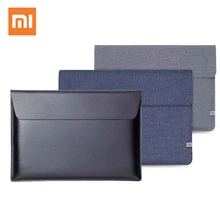 Original Xiaomi air 13.3 12.5 inch Laptop Sleeve bags for Macbook Air 13 11 Retina 12 A1932 Surface 4 5 case notebook PU Leather