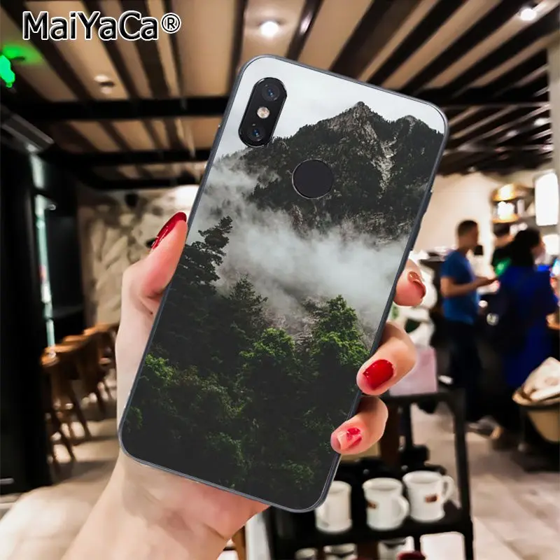 MaiYaCa горный лес облака чехол для телефона чехол для Xiaomi Redmi8 4X 6A S2 7A 5A Redmi 5 5Plus Note5 7 Note8pro