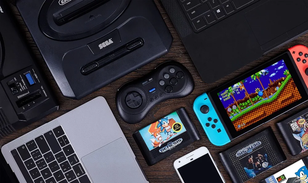 8BitDo M30 Bluetooth геймпад для sega Genesis Мега Тип укрепления для переключателя ПК MAC паровой смартфон беспроводной игровой контроллер