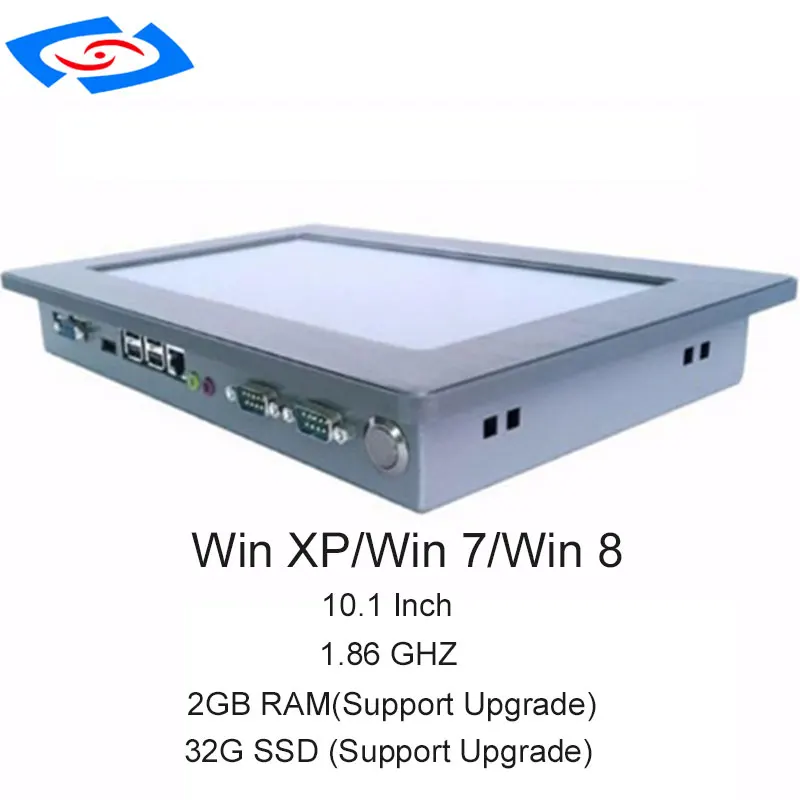 Factory Store 10.1 Industrial Panel PC With IPS Touch Screen Win10 Linux OS 2GB RAM 32G SSD industrial Tablet PC-in Mini PC from Computer 