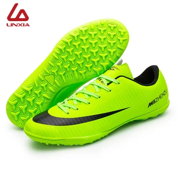

Professional Soccer Cleats Shoes Low Top TF Adult Kids Soccer Football Boots Trainer Outdoor Sports Sneakers Men chuteira futsal