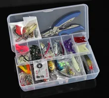 

Fishing Lure Kit 132pcs Mixed Minnow/Popper Spinner Spoon Metal Lure With Hook Isca Artificial Bait Fish Tackle Set Pesca