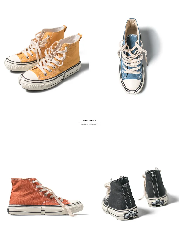 Парусиновая обувь унисекс; кроссовки для влюбленных; Мужская обувь в стиле хип-хоп; уличный стиль; обувь для скейтборда; однотонная обувь с высоким берцем; Вулканизированная обувь; известный бренд